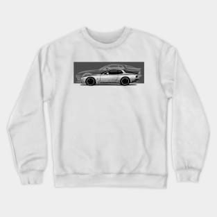 My drawing of the classic coupe sports car with fuchs rims Crewneck Sweatshirt